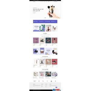 美容化妆品电子商务Bootstrap5模板