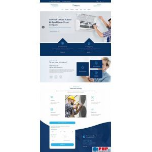 bootstrap空调电器维修服务网站静态HTML模板